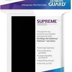 Ultimate Guard Supreme UX Sleeves Standard Size Black (50)