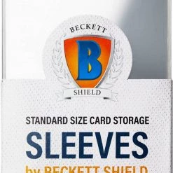 Beckett Shield Large Storage Sleeves (50 Sleeves)